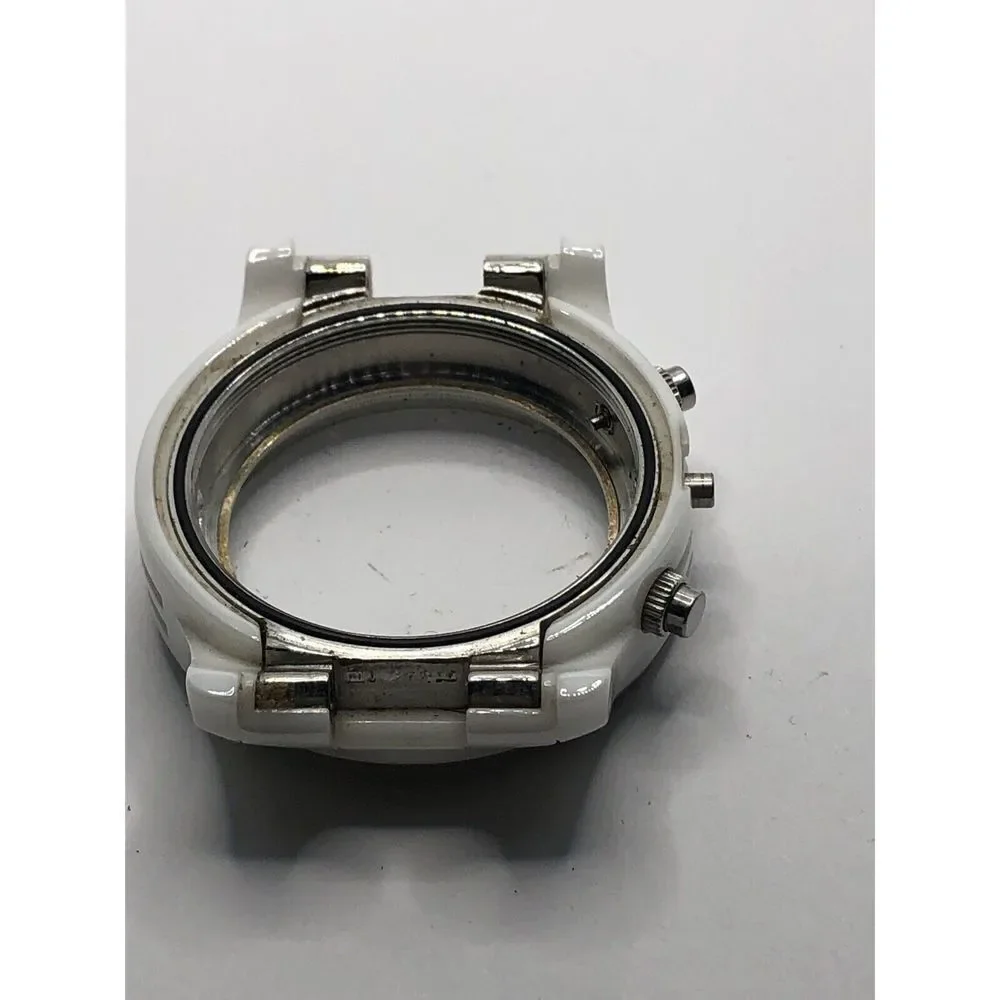 Michael Kors Watch Parts Case Only 40mm White Ceramic W/Crystal GY367